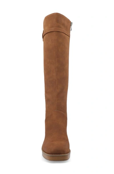 Journee Collection Letice Tru Comfort Foam Knee High Boot In Brown