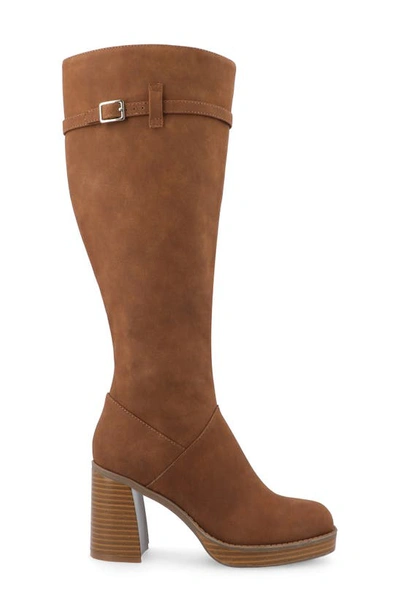 Journee Collection Letice Tru Comfort Foam Knee High Boot In Brown