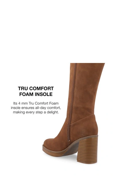 Journee Collection Letice Tru Comfort Foam Knee High Boot In Brown