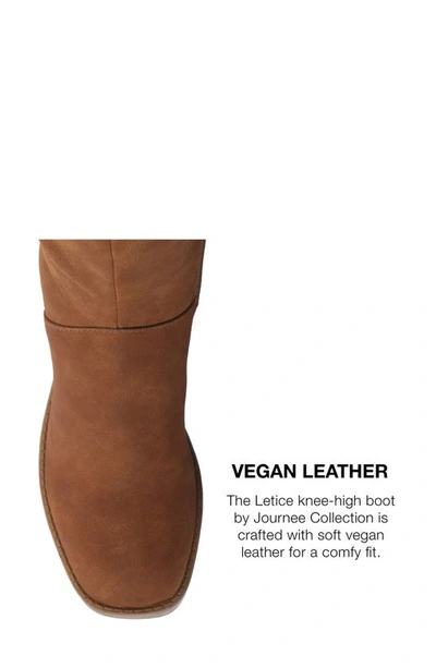 Journee Collection Letice Tru Comfort Foam Knee High Boot In Brown