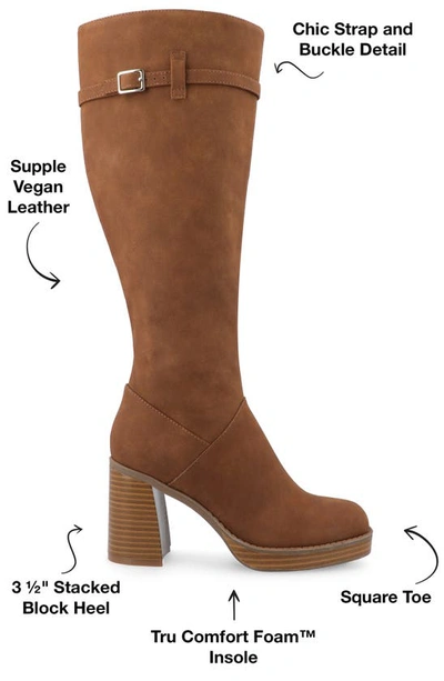 Journee Collection Letice Tru Comfort Foam Knee High Boot In Brown