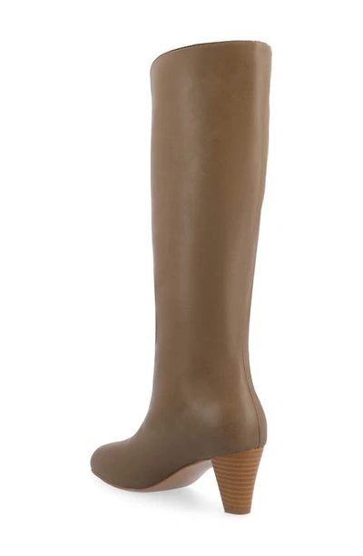 Journee Collection Jovey Tall Boots In Taupe