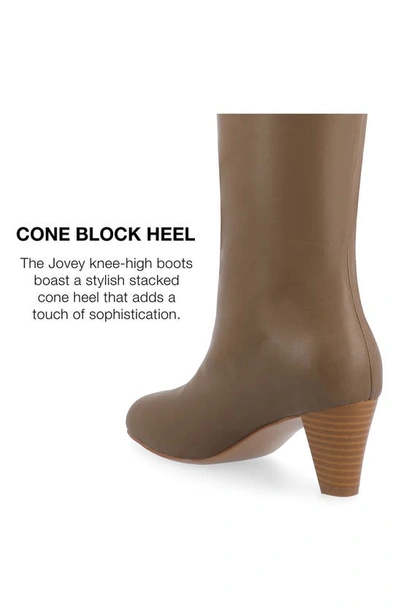 Journee Collection Jovey Tall Boots In Taupe