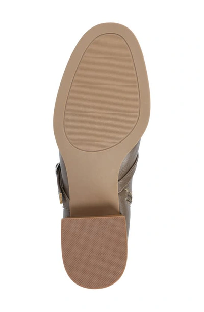 Journee Collection Elettra Tru Comfort Buckle Knee High Boot In Taupe
