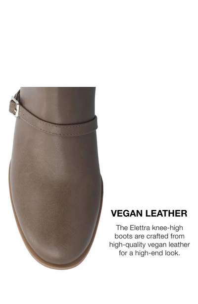 Journee Collection Elettra Tru Comfort Buckle Knee High Boot In Taupe