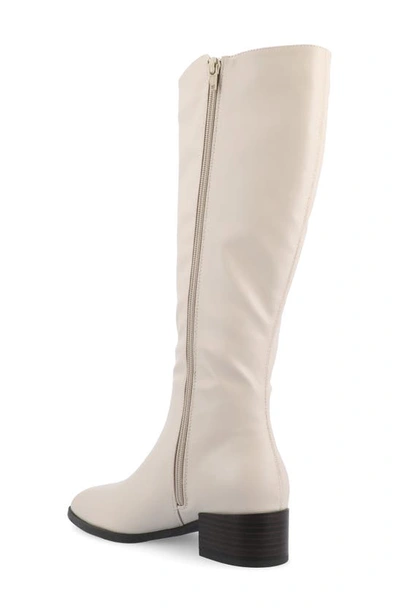 Journee Collection Devri Tall Boots In Bone