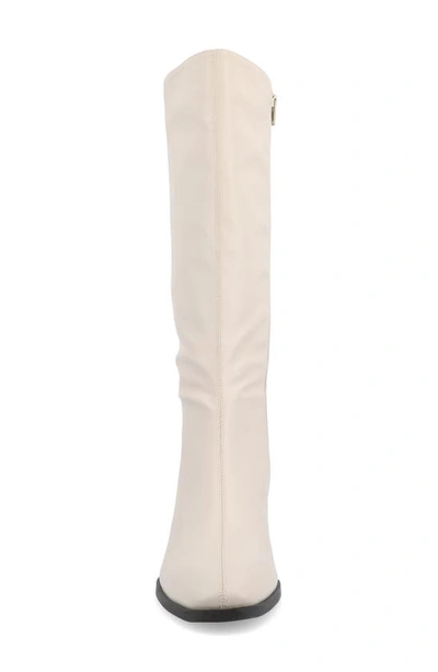 Journee Collection Devri Tall Boots In Bone