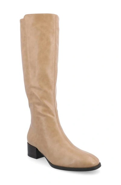 Journee Collection Devri Tall Boots In Tan