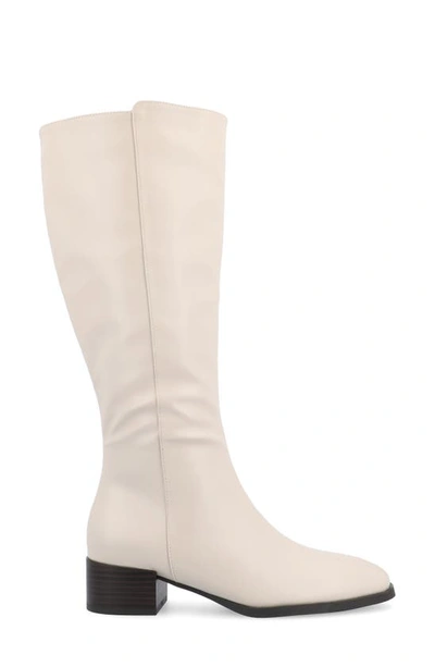 Journee Collection Devri Tall Boots In Bone
