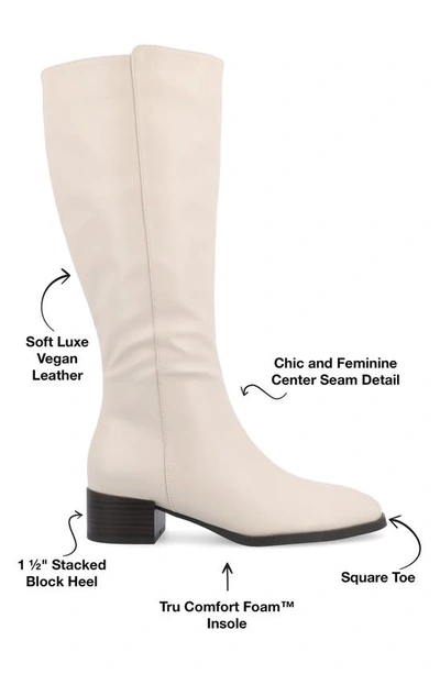 Journee Collection Devri Tall Boots In Bone