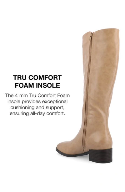 Journee Collection Devri Tall Boots In Tan