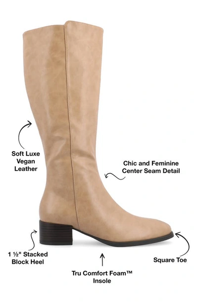 Journee Collection Devri Tall Boots In Tan