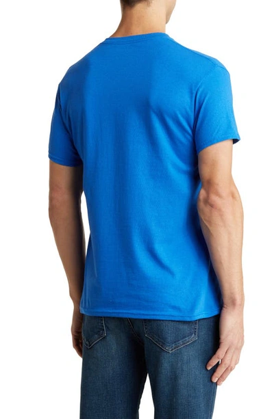 Shop Merch Traffic Wu-tang Cotton Graphic T-shirt In Blue