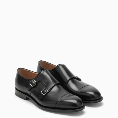 Shop Church's Black Monk Strap Cowes 173 Derby Shoes