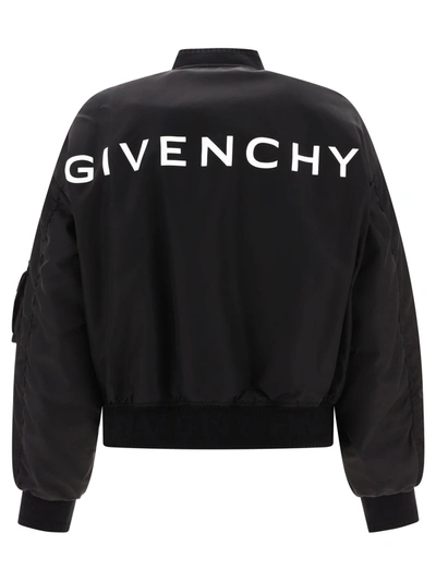 Shop Givenchy Bomber Jacket With Pocket Detail