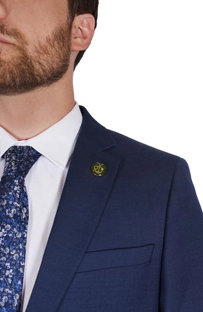 Cricketeer Wool Blend Suit In Navy