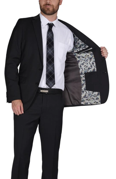 Cricketeer Wool Blend Suit In Charcoal