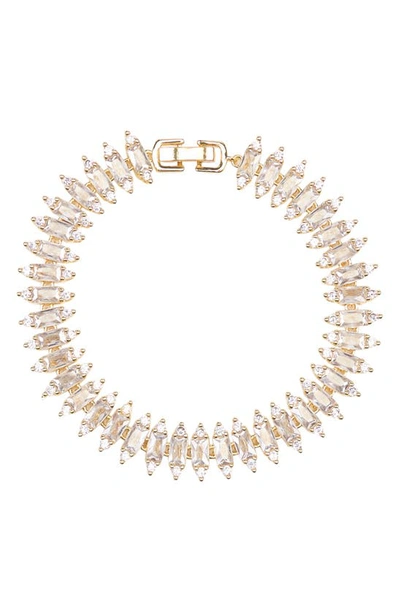 Shop Tasha Crystal Bracelet In Gold