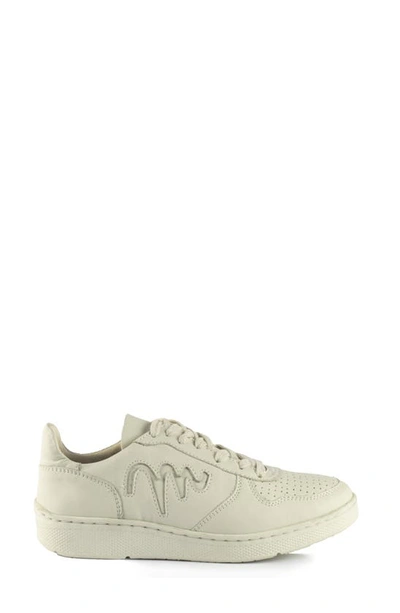Shop Sandro Moscoloni Perforated Low Top Sneaker In White/ White