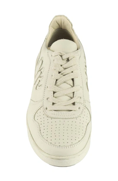 Shop Sandro Moscoloni Perforated Low Top Sneaker In White/ White