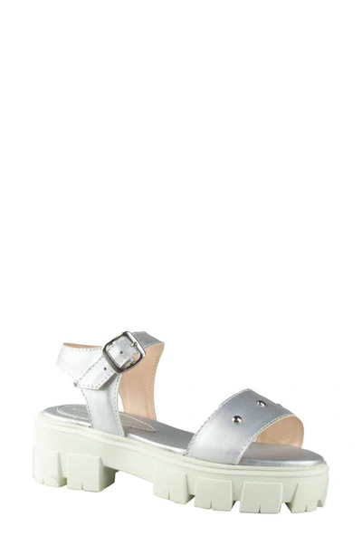 Shop Sandro Moscoloni 'brooke' Loafer In Silver