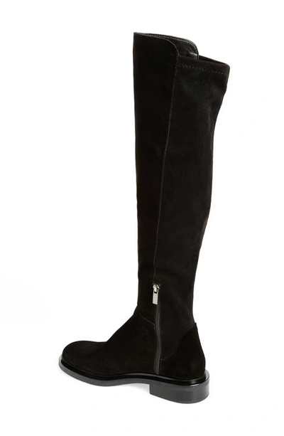 Cordani Bethanie Over The Knee Boot In Camoscio Nero