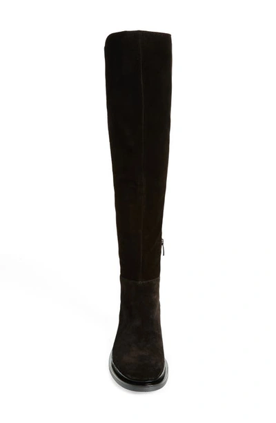Cordani Bethanie Over The Knee Boot In Camoscio Nero