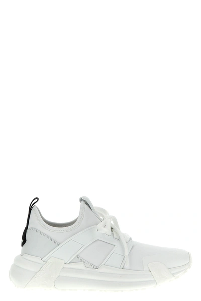 Shop Moncler Men 'lunarove' Sneakers In White