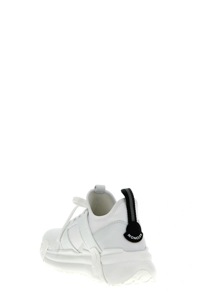 Shop Moncler Men 'lunarove' Sneakers In White