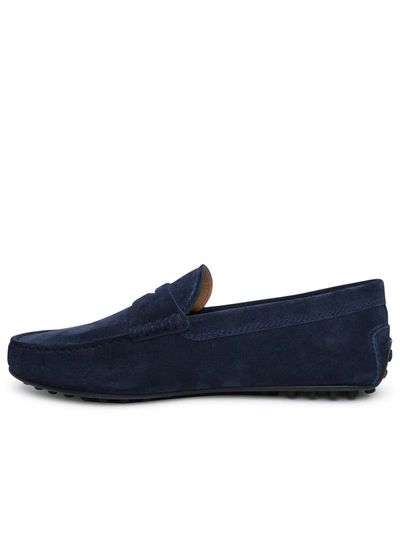 Shop Tod's Man Mocassino City In Blue