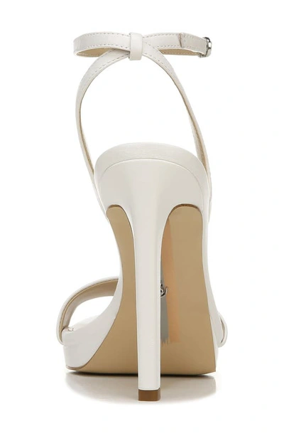 Shop Sam Edelman Jade Ankle Strap Sandal In Bright White