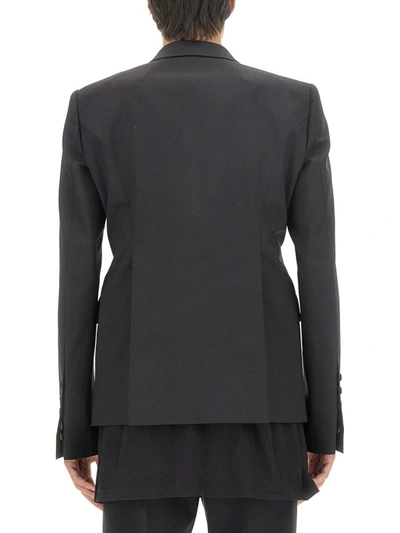 Shop Rick Owens Single-breasted Jacket In Black