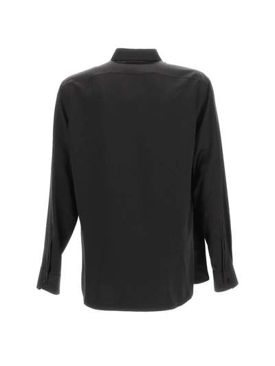 Shop Saint Laurent Shirts In Noir