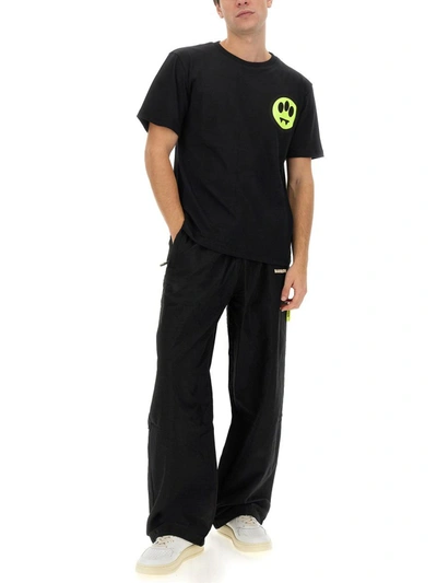 Shop Barrow Jogging Pants With Logo Unisex In Black