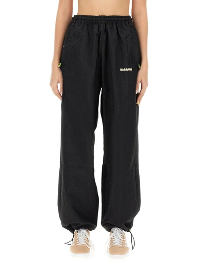 Shop Barrow Jogging Pants With Logo Unisex In Black