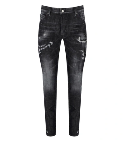 Shop Dsquared2 Cool Guy Anthracite Grey Jeans In Black