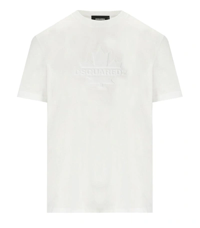 Shop Dsquared2 White Regular Fit T-shirt