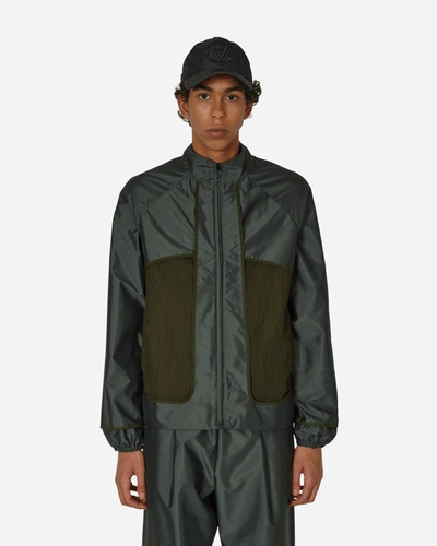 Shop _j.l-a.l_ Cavaty Jacket Dark In Grey