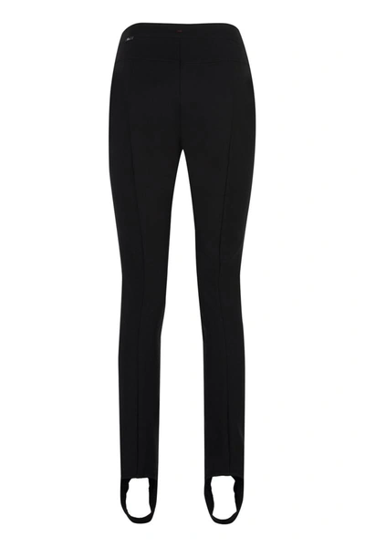 Shop Moncler Grenoble Stretch Twill Trousers In Black