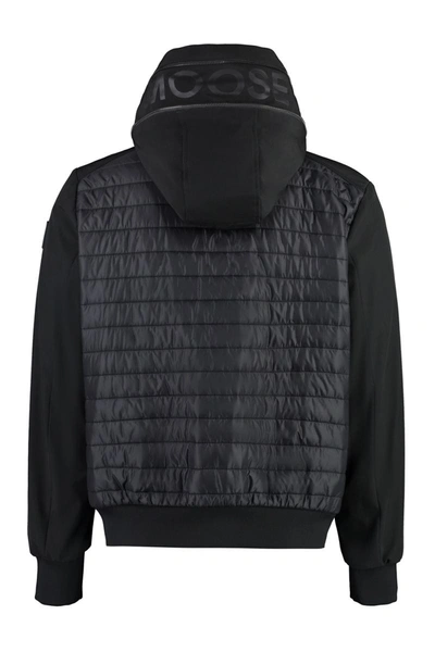 Shop Moose Knuckles Techno Fabric Jacket In Black