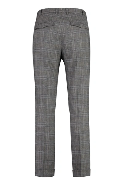 Shop Pt01 Virgin Wool Trousers In Grey