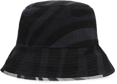 Shop Pucci Bucket Hat In Black