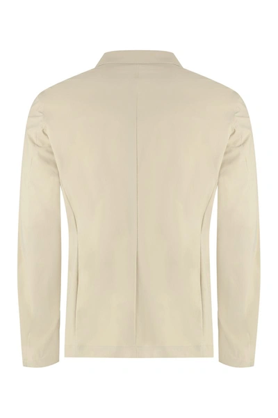 Shop The (alphabet) The (jacket) - Single-breasted Two-button Jacket In Beige