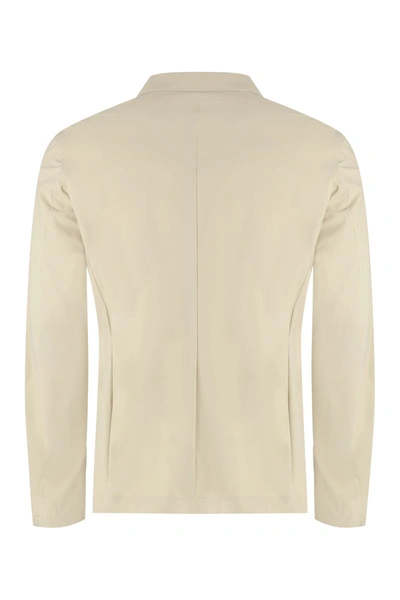 The (alphabet) Tory Burch Single Breasted Two Button Blazer In Beige