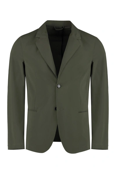 Shop The (alphabet) The (jacket) - Single-breasted Two-button Jacket In Green
