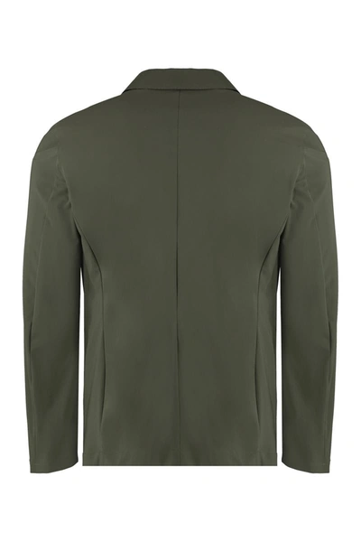 Shop The (alphabet) The (jacket) - Single-breasted Two-button Jacket In Green