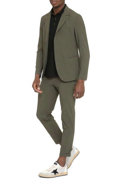 The (alphabet) Tory Burch Single Breasted Two Button Blazer In Green