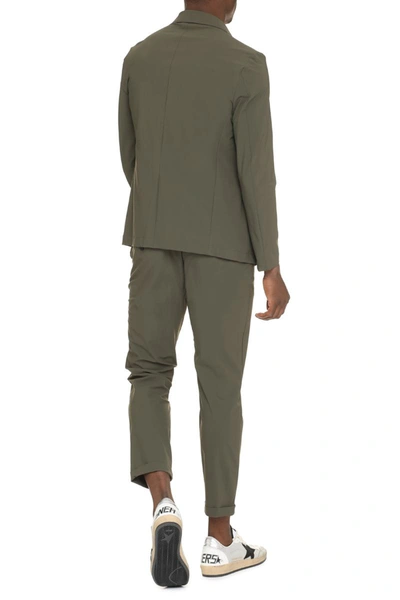 The (alphabet) Tory Burch Single Breasted Two Button Blazer In Green