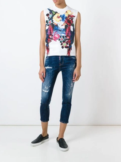 Shop Dsquared2 'cool Girl' Cropped Jeans