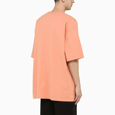 Shop 032c Oversized Logoed T Shirt In Orange